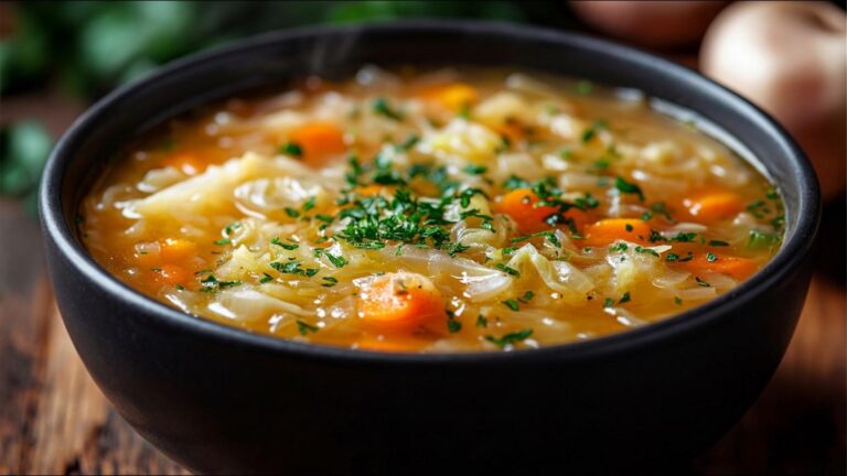 Alcuni chef usano questo semplice metodo per una zuppa di cavolo che ti sorprende…
