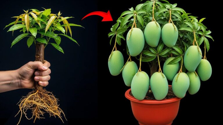 Questo metodo sorprendente per propagare alberi di mango renderà il tuo giardino unico…