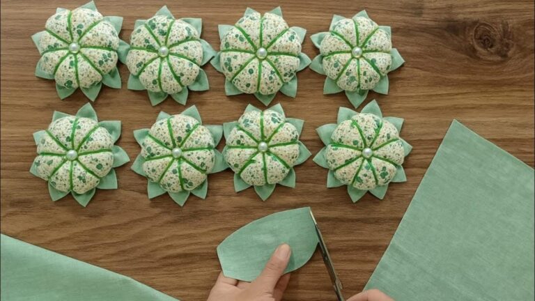 Questo semplice gesto trasforma ritagli di stoffa in opere d’arte… scopri come!