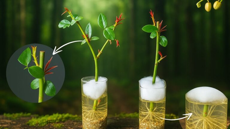 5 trucchi per far crescere le radici super veloci in acqua! Scopri come!