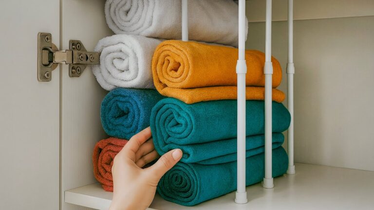14 trucchi geniali con barre di tensione per organizzare la tua casa!