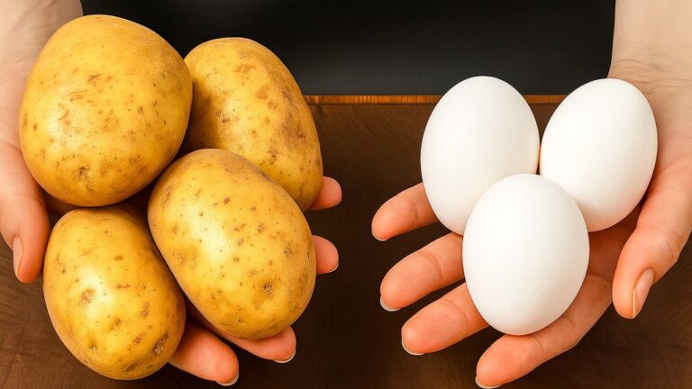 Scopri 4 modi creativi per cucinare con 3 uova e 4 patate!