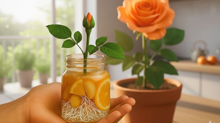 Scopri 3 ingredienti segreti per far radicare una rosa in modo sorprendente!