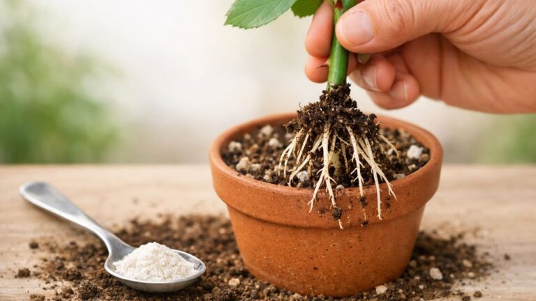 1 cucchiaio di ingrediente naturale per radicare perfettamente le talee di rosa