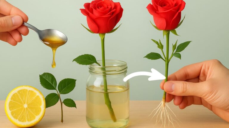Scopri 3 ingredienti naturali per far crescere le rose in una notte!
