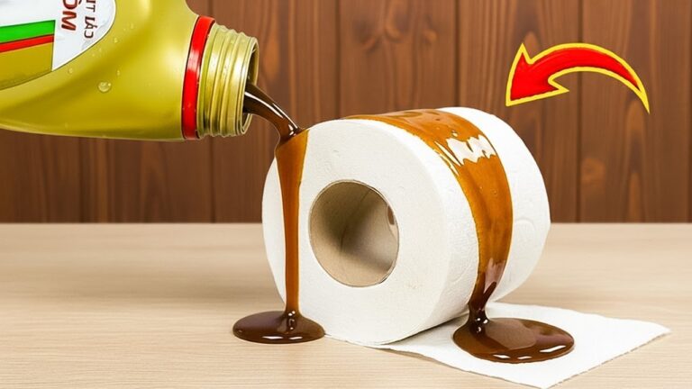Scopri 5 incredibili usi del cartone della carta igienica con olio motore!
