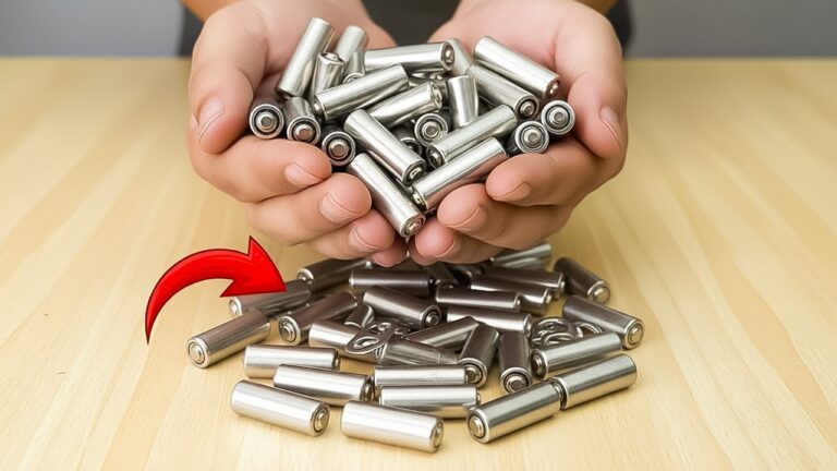 Scopri 5 modi geniali per riutilizzare le vecchie batterie AA!