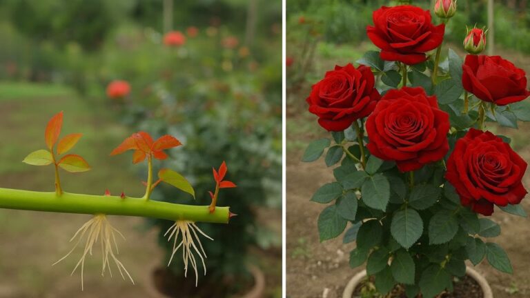 Scopri 5 semplici passi per propagare le rose e avere fiori magnifici!