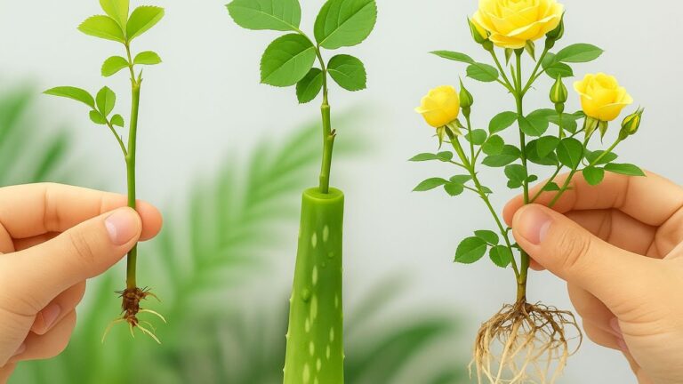999 radici di rose in aloe vera: scopri come farle crescere in un colpo!