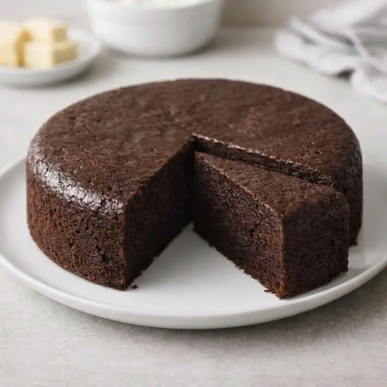 Torta al cioccolato fondente super morbida senza glassa