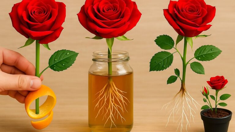 Come far radicare una rosa in acqua: 5 passi semplici e sorprendenti!