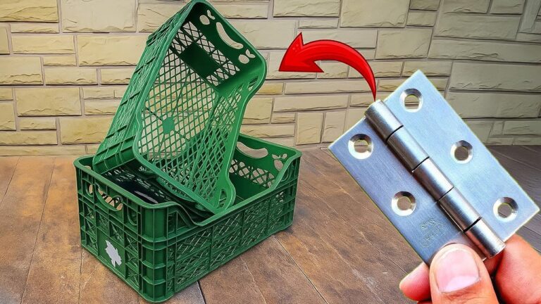 7 Idee geniali per riutilizzare le cassette di plastica: scopri il trucco!