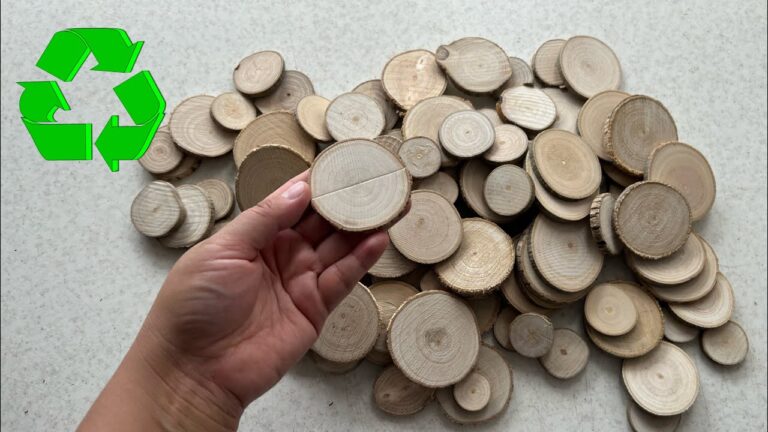 10 idee creative per riutilizzare sezioni di legno in casa tua